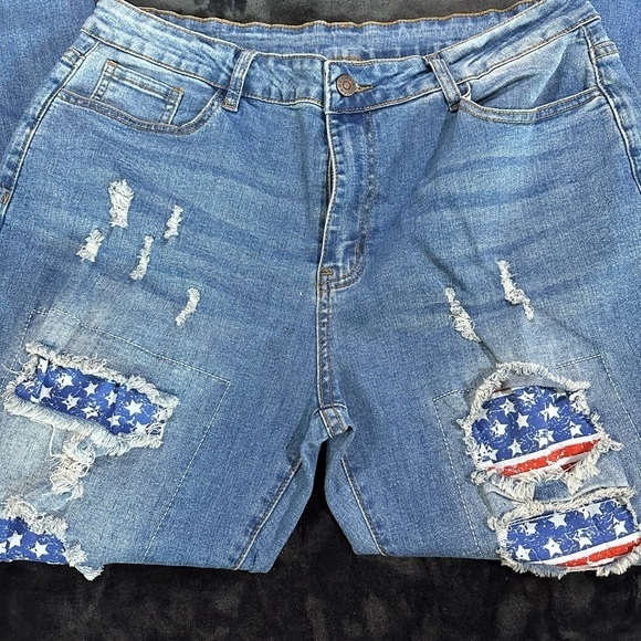 Wear Jeans Patriotic Distressed - Picture 4 of 6